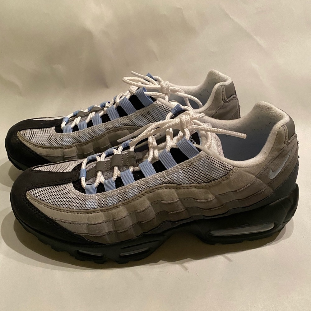 MENS NIKE AIR MAX 95 BLACK/GREY/ROYAL SIZE 9